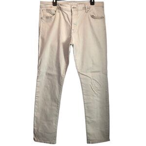 The Rising Sun Mfg Co Slim Fit Jeans in Cream Men’s 38